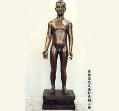 仿宋天圣針灸銅人 (真銅全銅、高170CM)